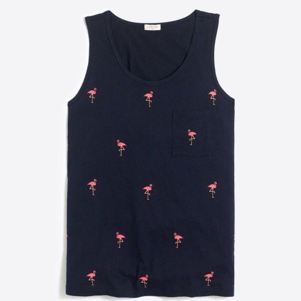 J Crew Factory Flamingo tank top